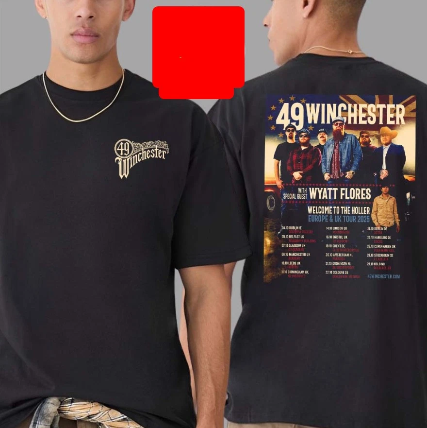 49 Winchester Band Welcome To The Holler Europe And Uk Tour 2025 Tshirt
