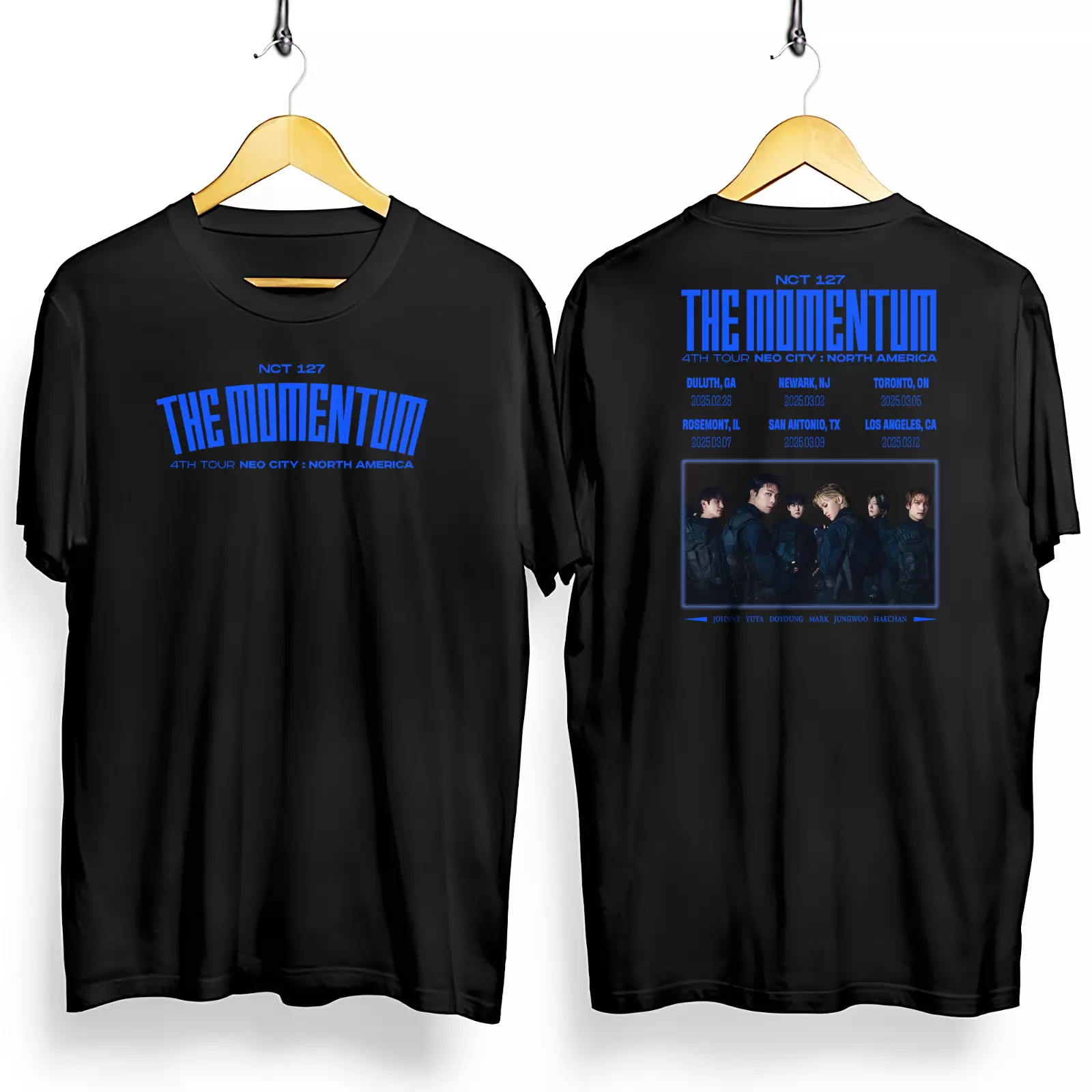 Nct 127 The Momentum Tour 2025 Shirt, Nct 127 Hoodie, Nct 127 Tour Sweatshirt