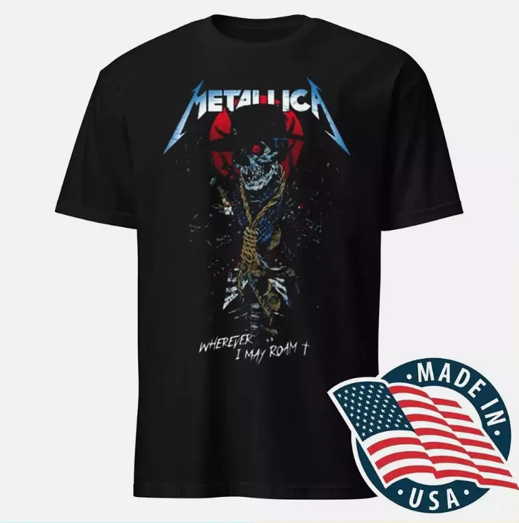 Metallica 2025 Tour Collection Shirt Rock Band Concert Tee For Fans
