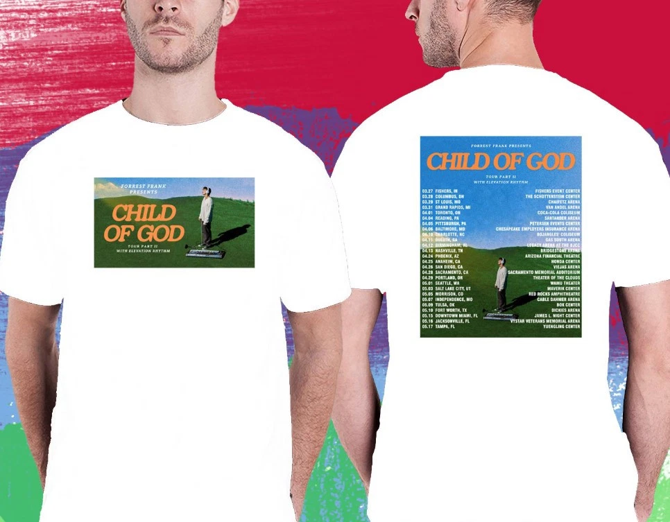 Shirt Forrest Frank Child Of God Pt 2 Tour 2025 Forrest Frank Unisex