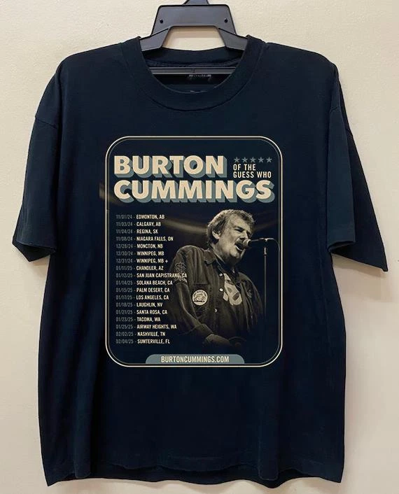 Burton Cummings And His Band On Tour 2025 Shirt