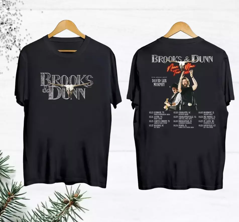 2025 Brooks And Dunn Neon Moon Tour Shirt, Brooks & Dunn Merch