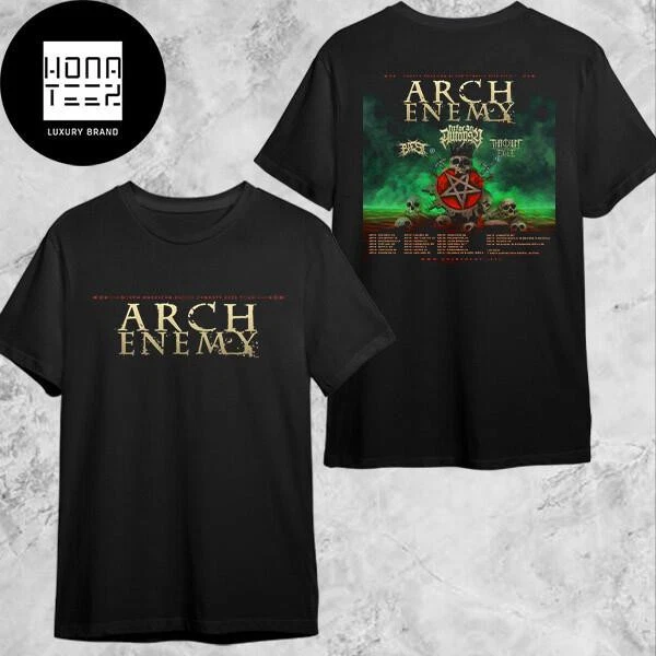Arch Enemy North American Blood Dynasty Tour 2025 Tour Dates Shirt
