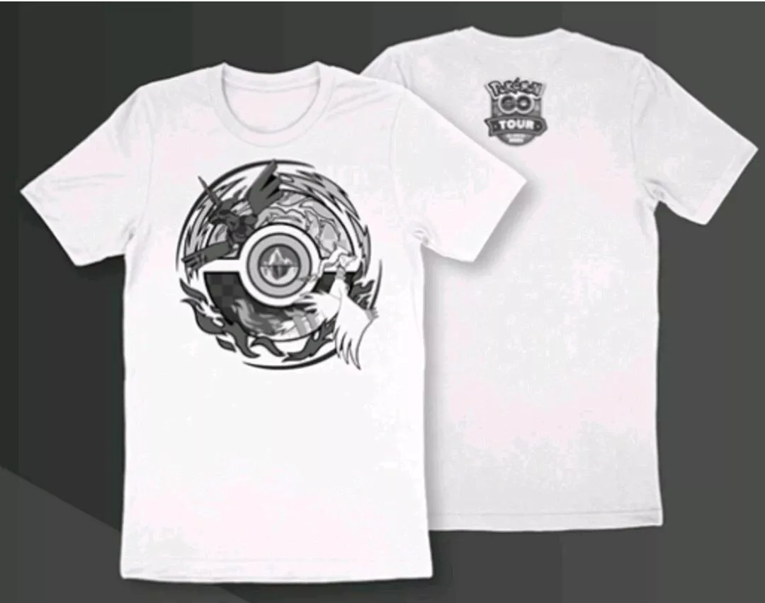 2025 Pokmon Go Unova Tour Shirt Large White