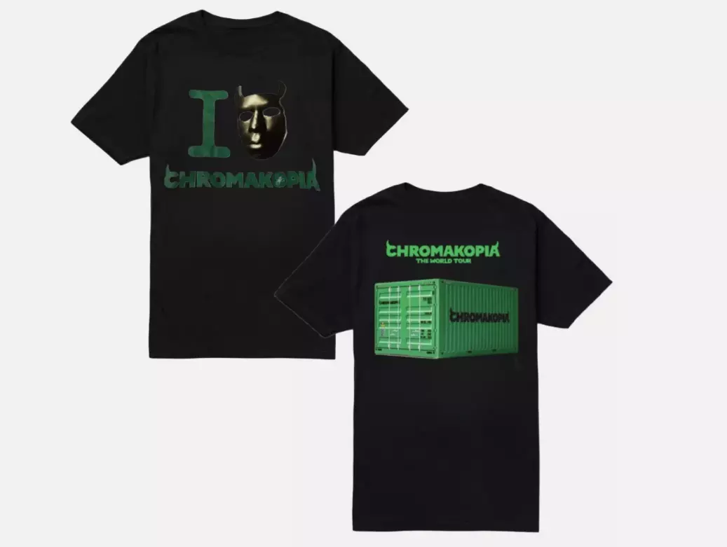 Tyler The Creator Okonma Chromakopia Paris World Tour 2025 Shirt