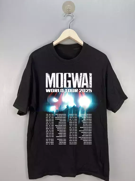 Mogwai Band World Tour 2025 Gift For Fan Shirt 