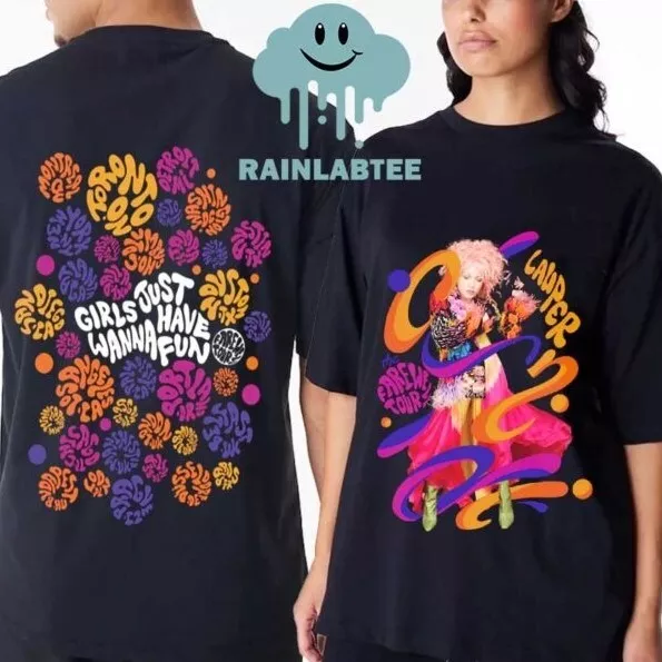 Cyndi Lauper The Farwell Tour 2025 Girl Just Wanna Have Fun Shirt