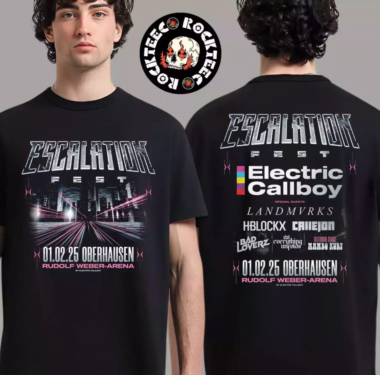 Shirt Electric Callboy Escalation Fest 2025 On February 1 2025