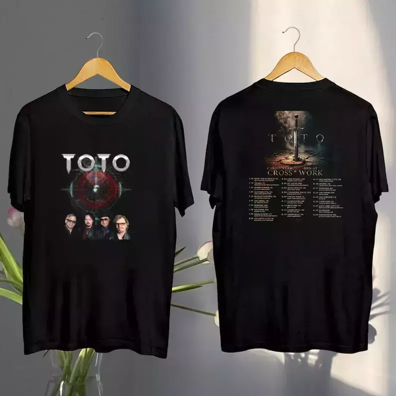 Toto Band Graphic Shirt, Toto Band World Tour 2025 Shirt, Toto Fan Gifshirt