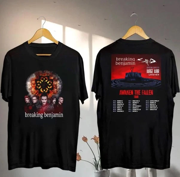 Graphic Breaking Benjamin Awaken The Fallen Tour 2025 Shirt,