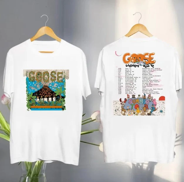 Shirt 2025 Goose The Band Everything Must Go Summer Tour, Goose The Band Fan