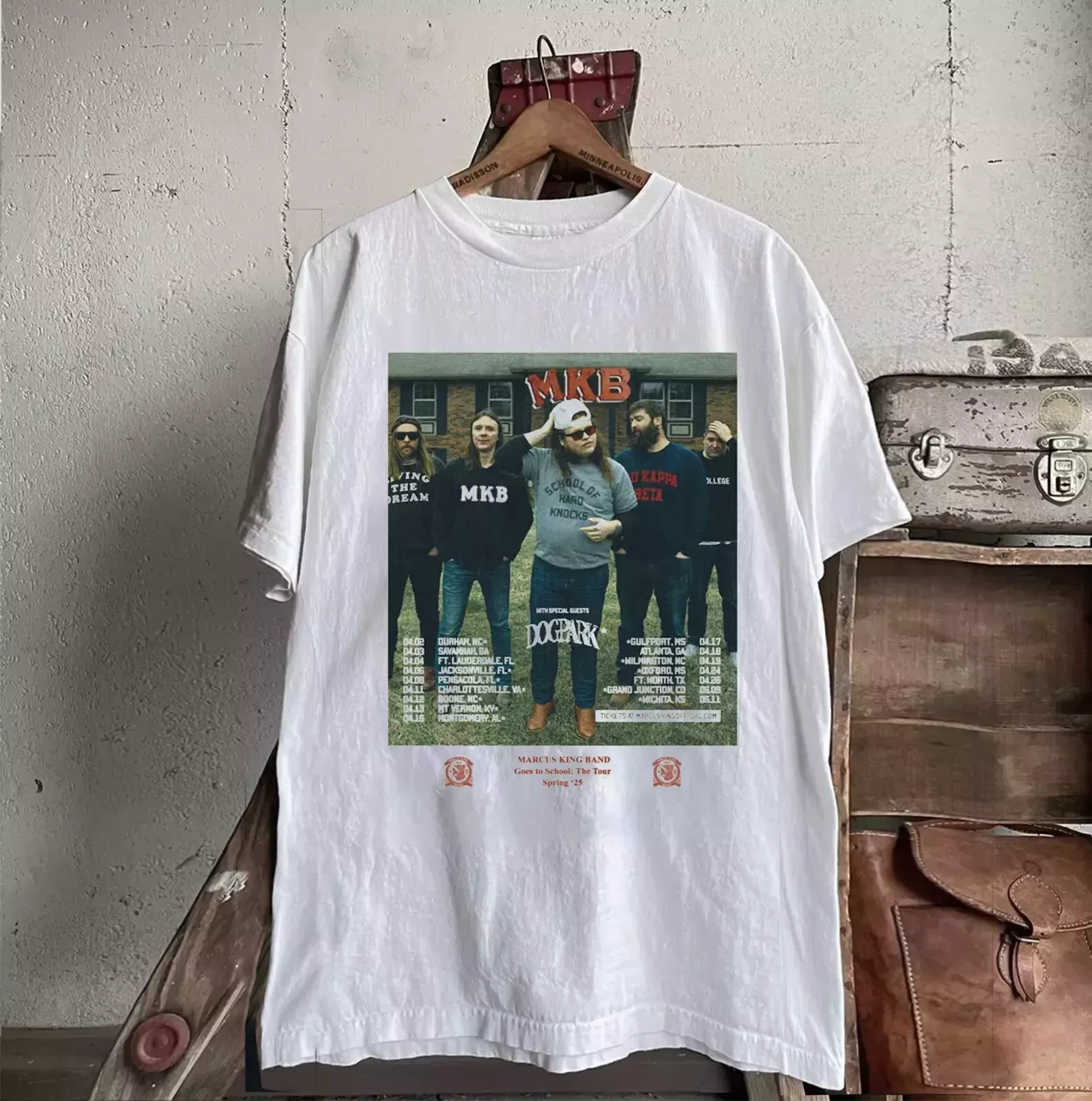 Marcus King Band Goes To School Spring 2025 Tour Shirt 