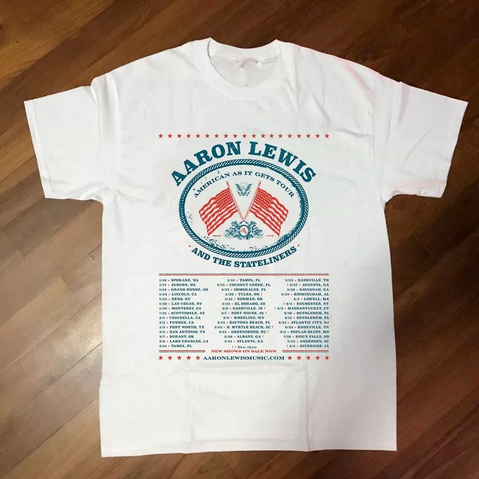 Aaron Lewis As It Gets Tour 2025 Shirt 