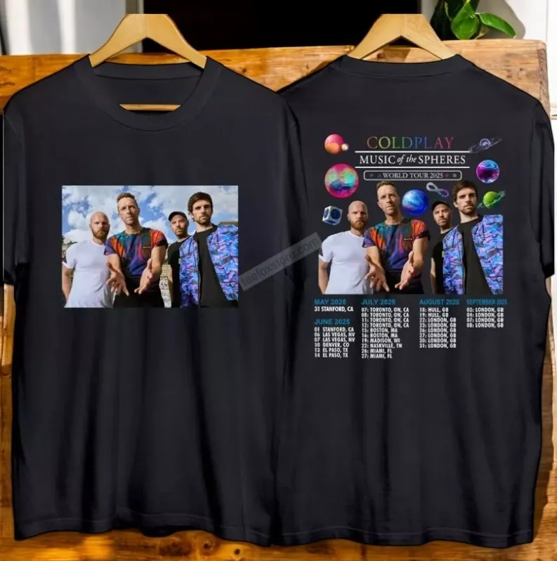 Coldplay Music Of The Spheres Tour 2025 Concershirt Perfect Gift For Friends
