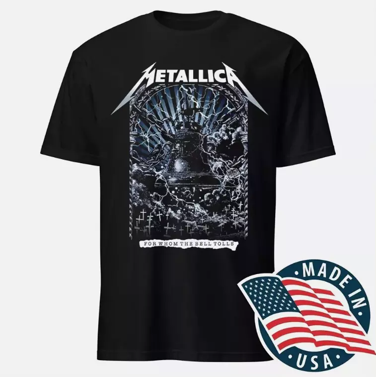Metallica 2025 Tour Collection Shirt Rock Band Concert Tee For Fans
