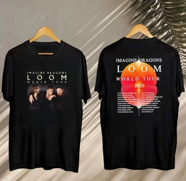 Imagine Dragons 2025 Concershirt, Imagine Dragons Loom World Tour 2025 Shirt