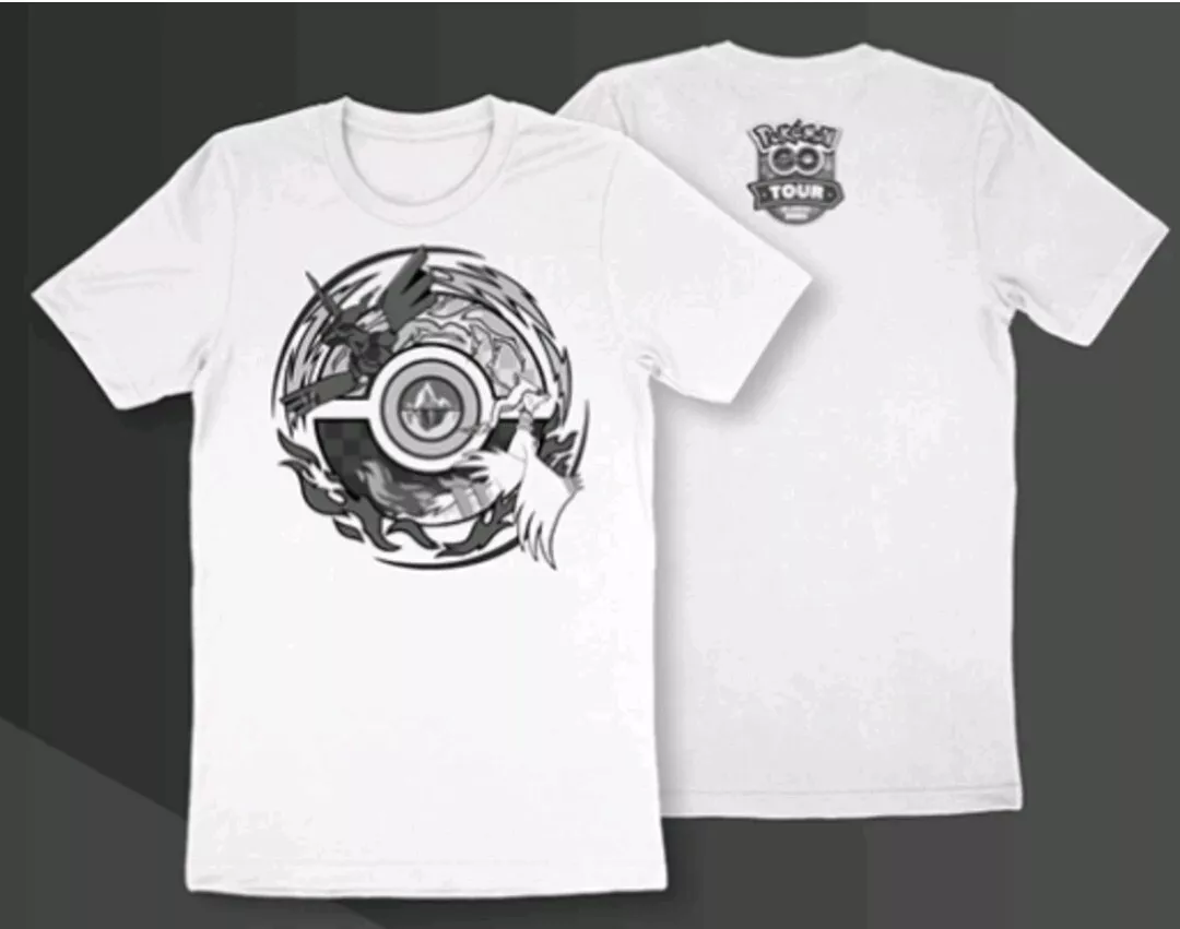 2025 Pokmon Go Unova Tour Shirt Medium White