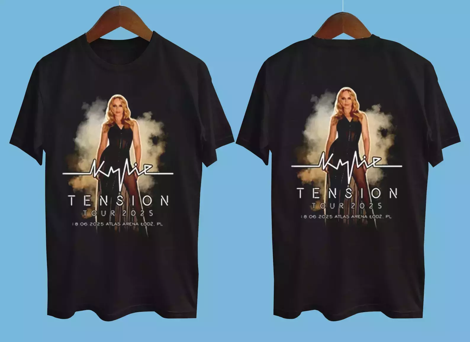 Kylie Minogue Tension Tour 2025 Short Sleeve Shirt