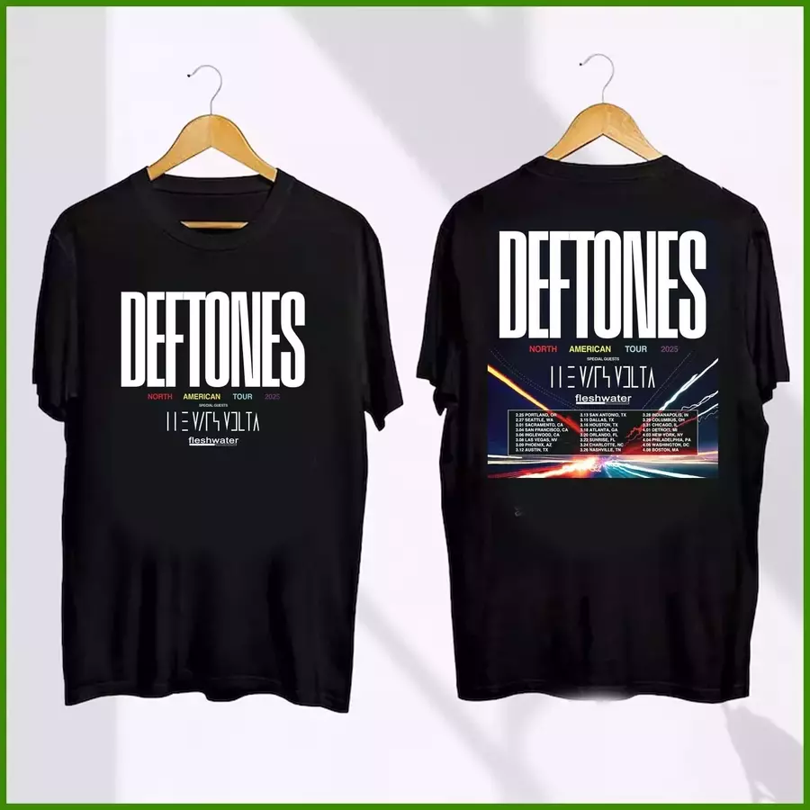 Shirt 2025 Deftones North American Tour With The Mars Volta And Fleshwater