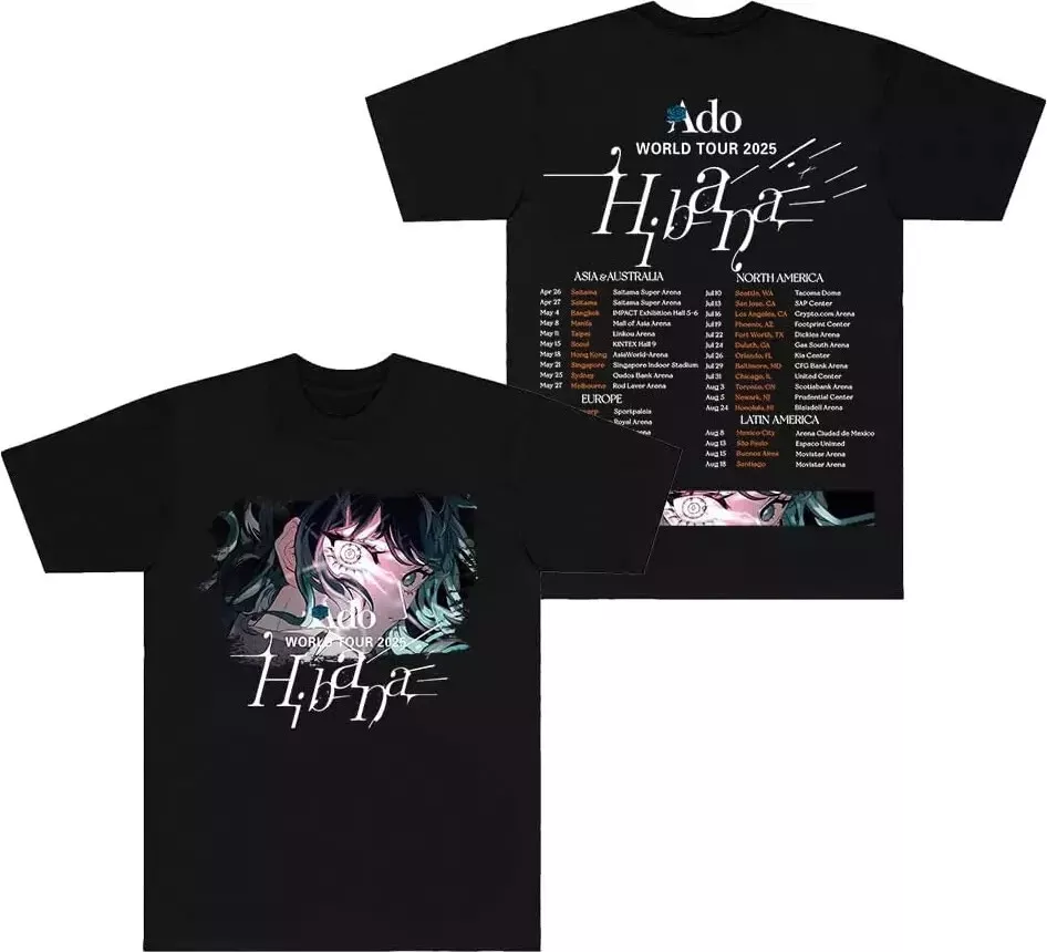 Ado Hibana World Tour 2025 Merch Shirt