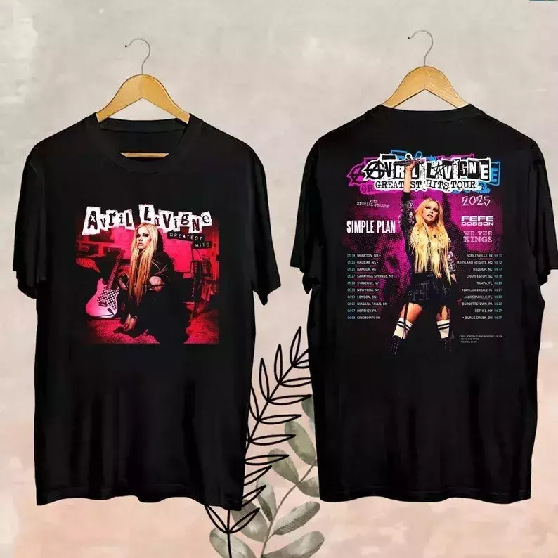 2025 Avril Lavigne Greatest Hits Tour Shirt, Avril Lavigne 2025 Concert Gift