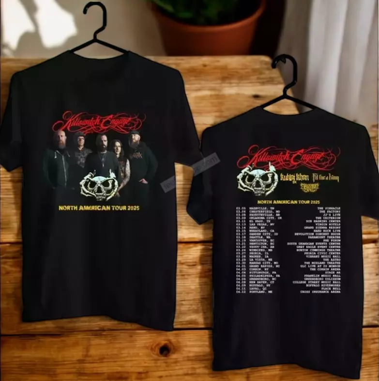 Killswitch Engage North American Tour 2025 Concershirt
