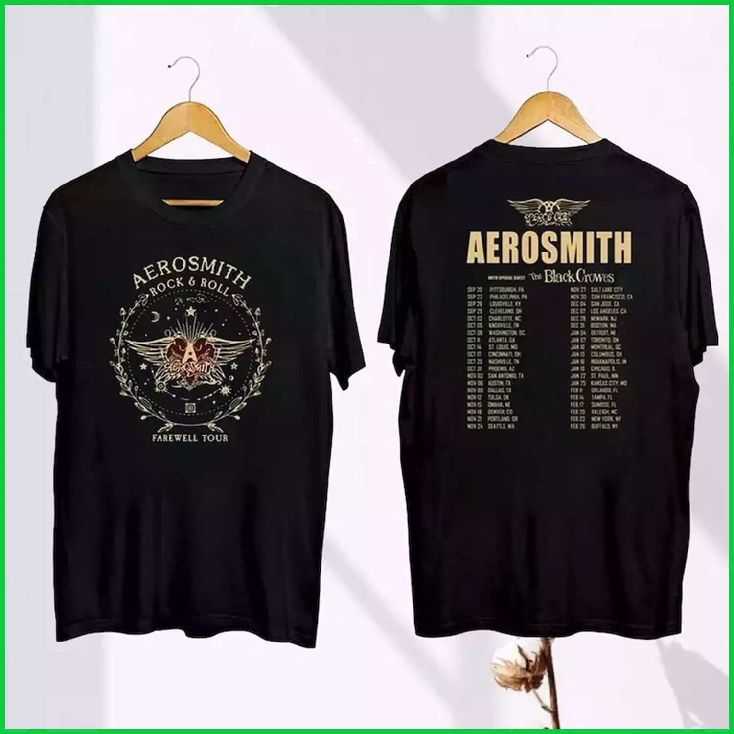 Aerosmith Peace Out Farewell Tour 2024-2025 Shirt, Aerosmith Fan Gifshirt