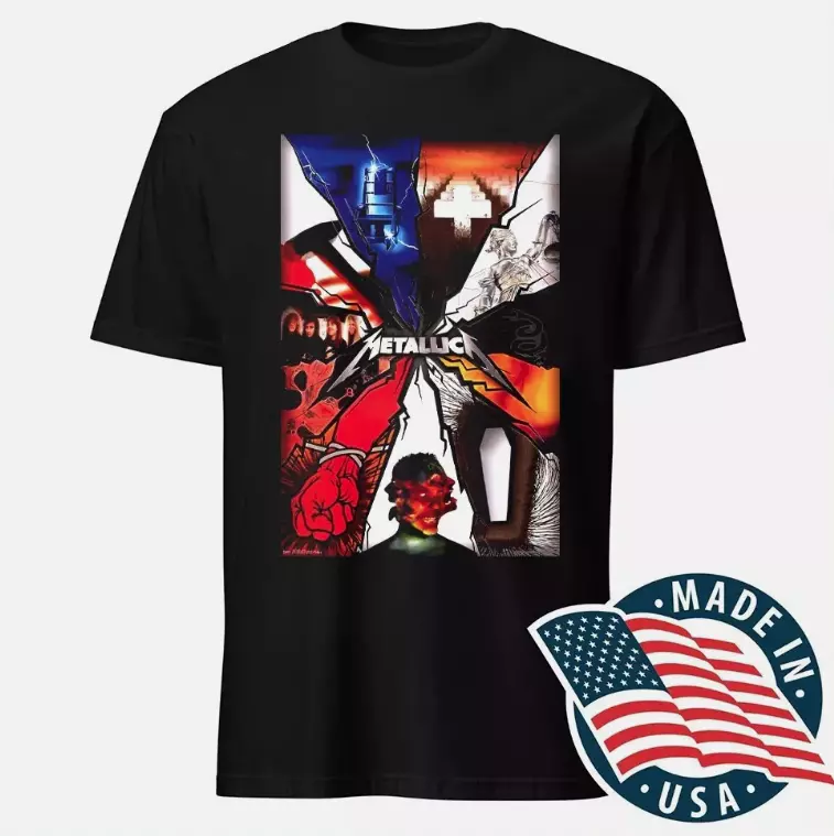 Metallica 2025 Tour Collection Shirt Rock Band Concert Tee For Fans