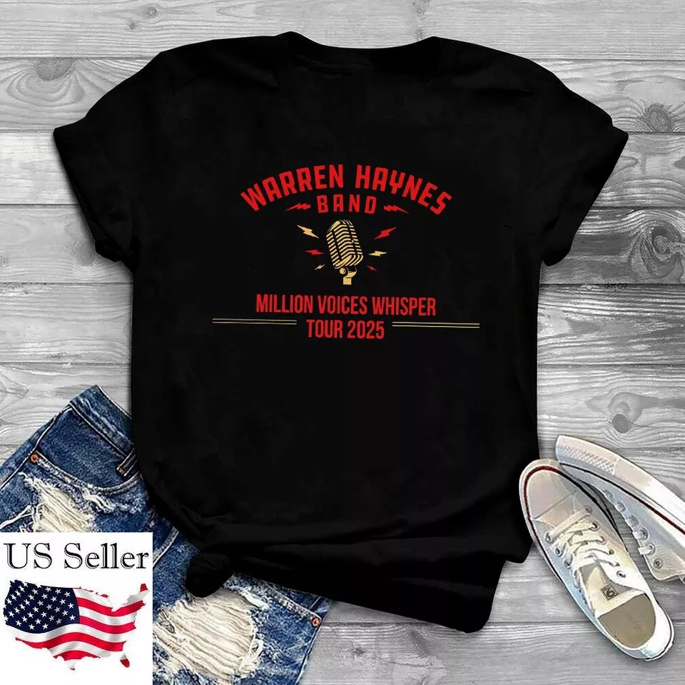 Warren Haynes Announces Million Voices Whisper 2025 Tour Shirt 