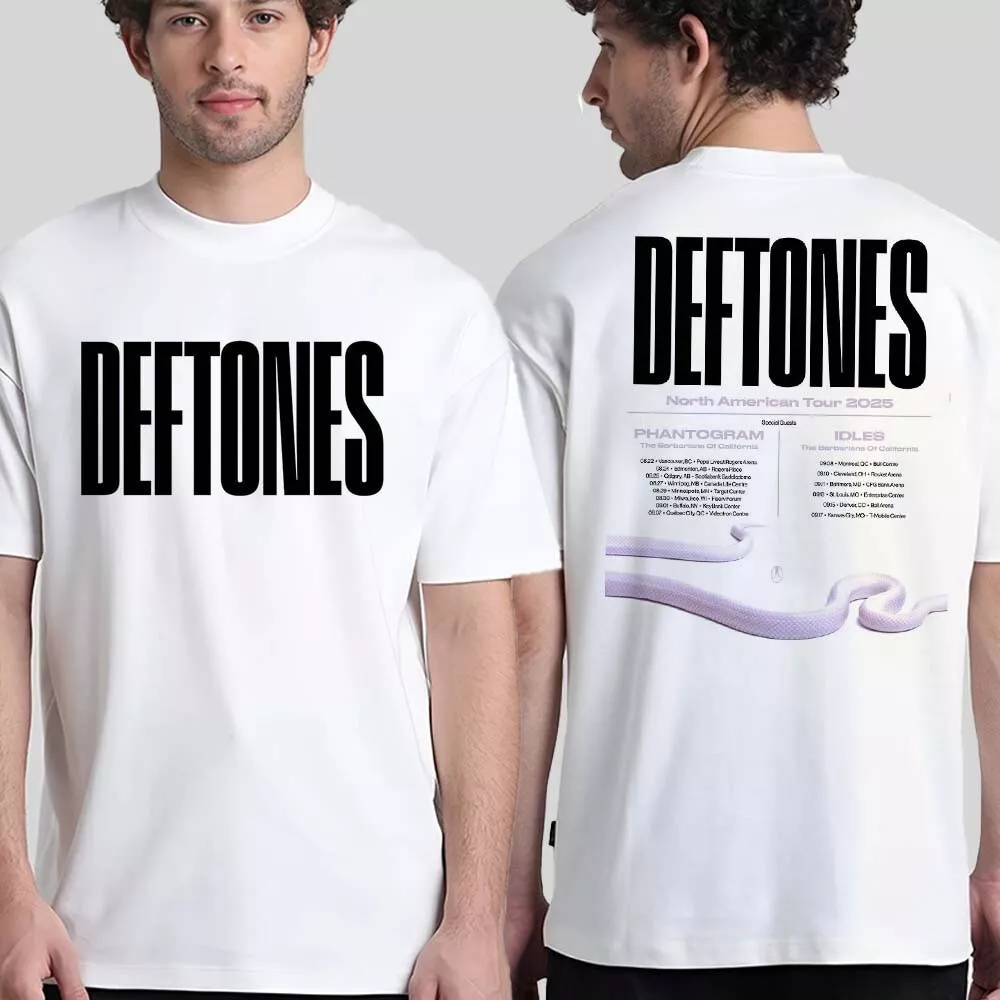 Deftones North American Tour 2025 With Special Guests Phantogram Shirt
