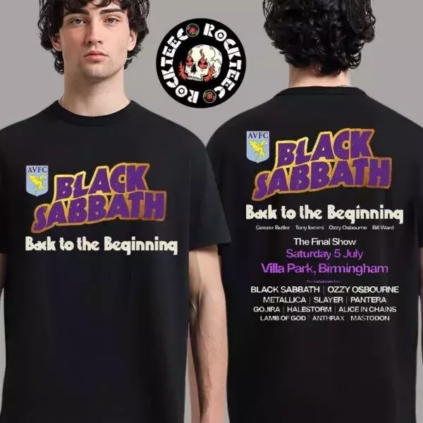 Black Sabbath Aston Villa The Final Show Park Birmingham On July 5 2025 Tshirt