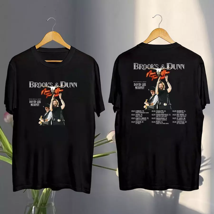 Shirt Brooks And Dunn Neon Moon Tour 2025, Brooks & Dunn Merch, Brooks And Dunn
