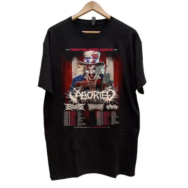 Aborted Band Terrifying North America Tour 2025 Shirt