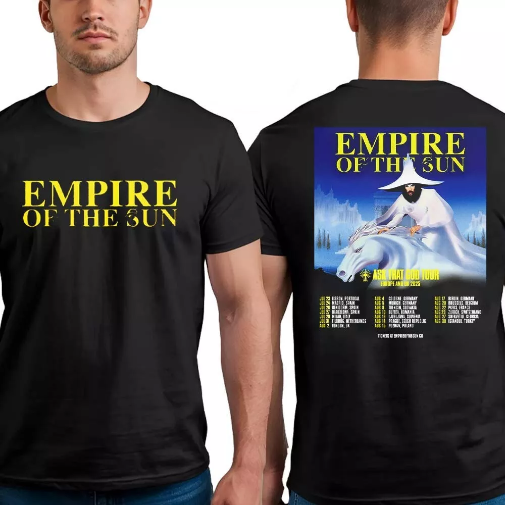 Empire Of The Sun Tour 2025 Europe & Uk Dates Two-Sided Unisex Shirt