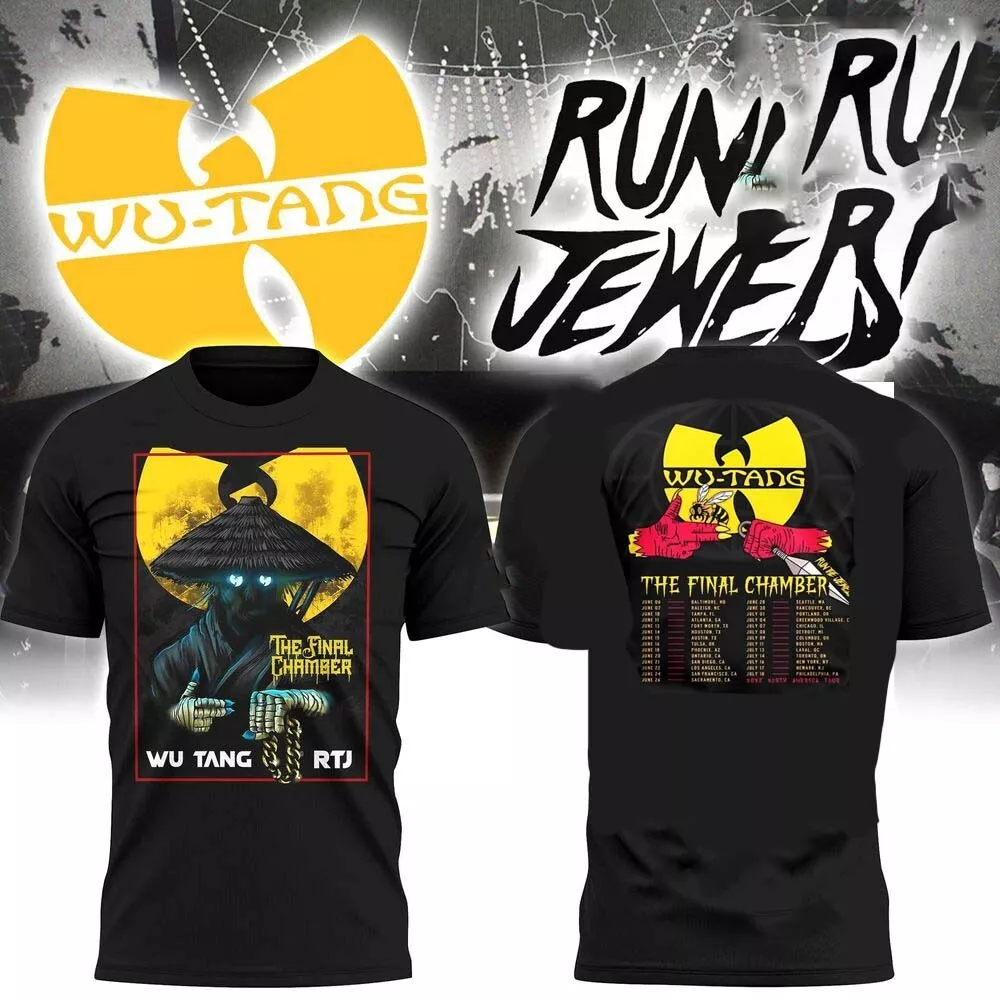 Wu Tang Summer Tour 2025 With Run The Jewels Shirt