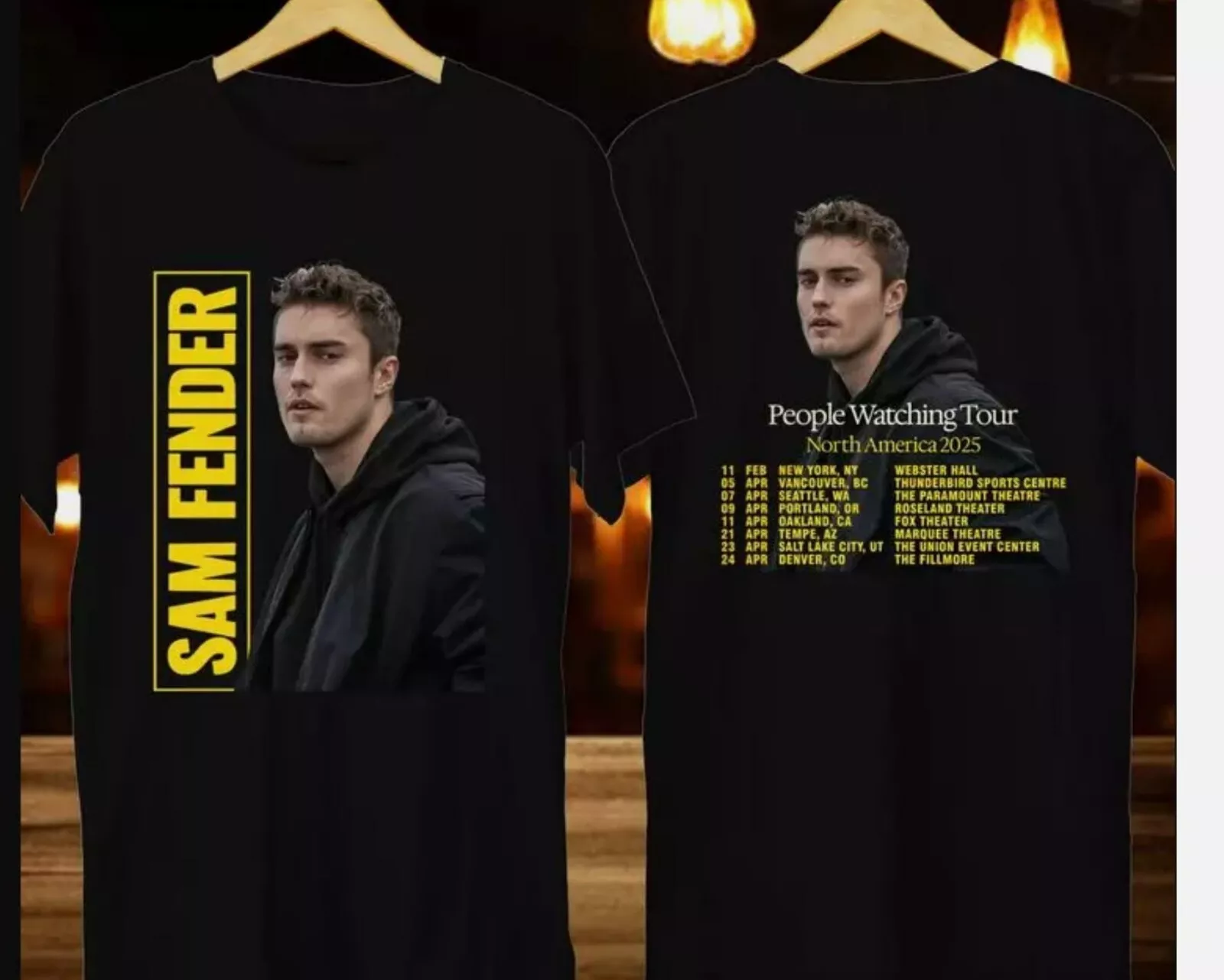 Sam Fender People Watching North America Tour 2025 Sam Fenderishirt