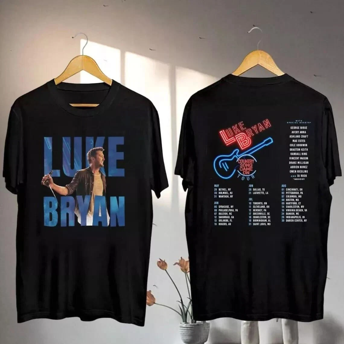 Shirt For Fan-Luke Bryan 2025 Tour-Double Side Shirt