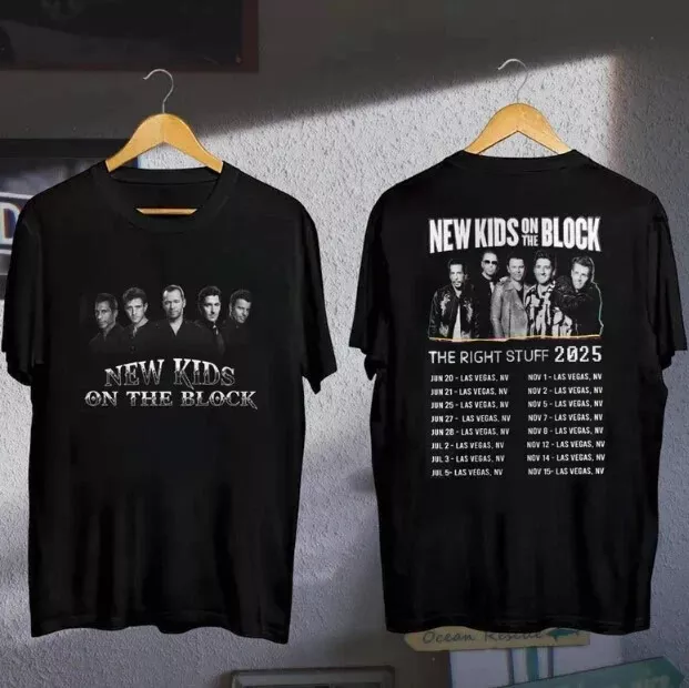 The Right Stuff Tour 2025 Kids On The Block Shirt, Kids On The Block Fan