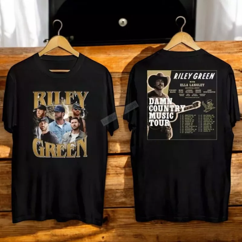 Riley Green Damn Country Music Tour 2025 Shirt
