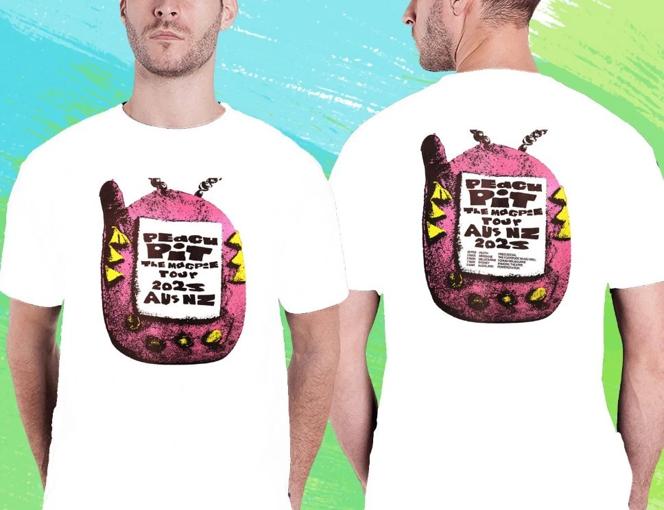 Shirt Peach Pit The Magpie Australia Tour 2025 Peach Pit Unisex