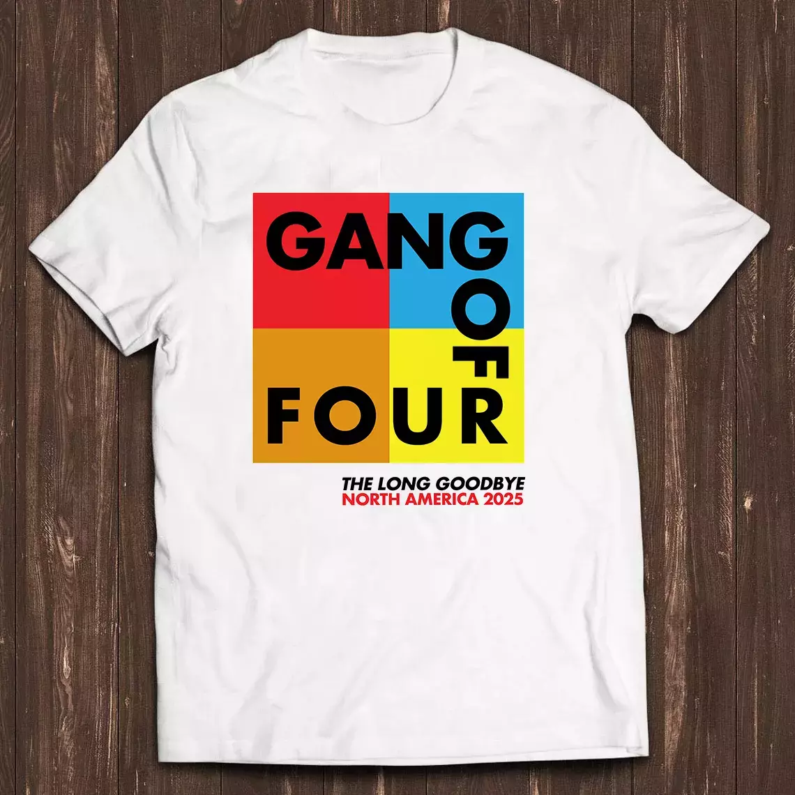 The Long Goodbye Tour 2025 Gang Of Four Band Shirt 