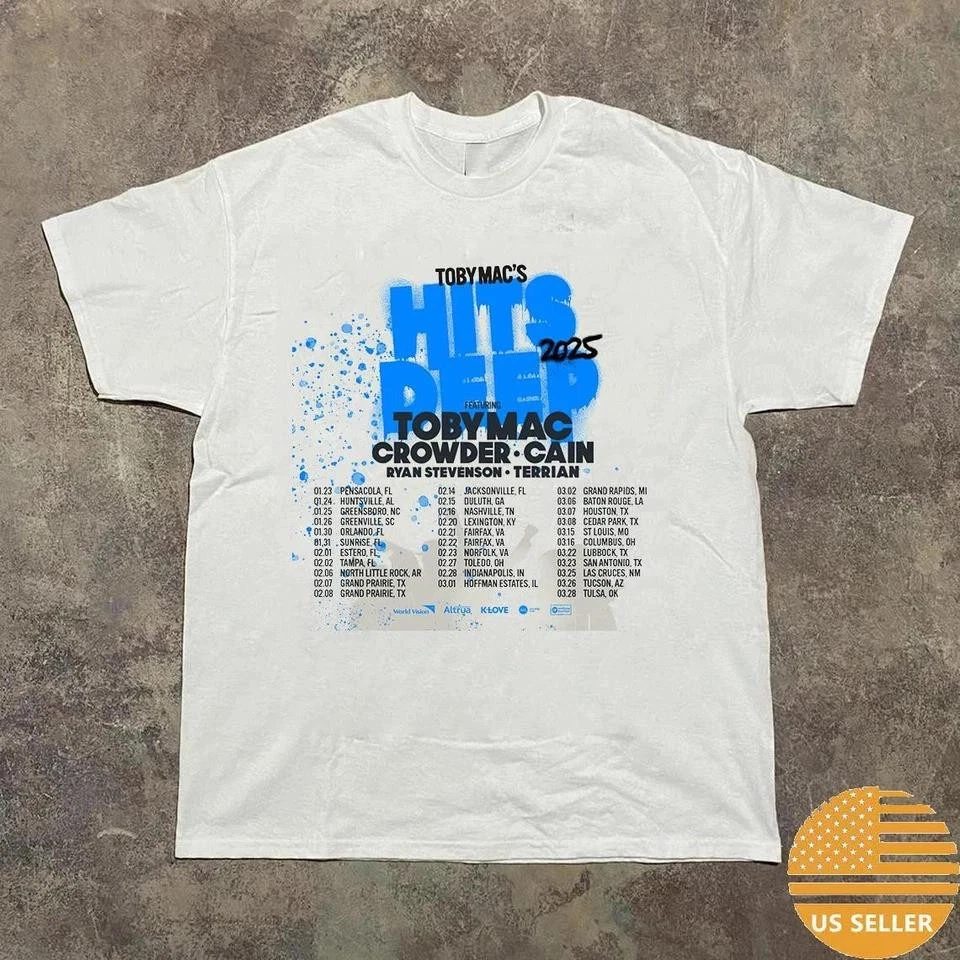 Tobymac The Hits Deep Tour 2025 Crowder And Cain Shirt