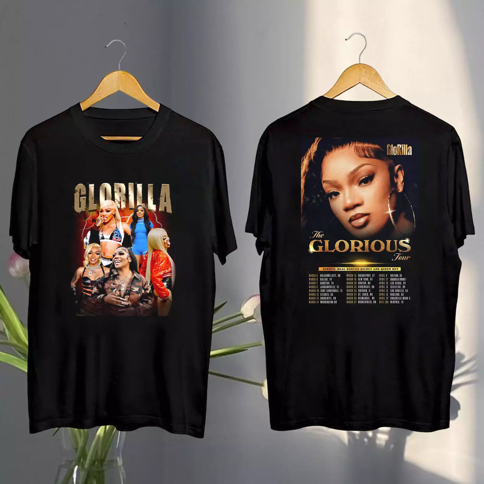 Shirt Glorilla Bootleg, 2025 Glorilla Glorious Tour