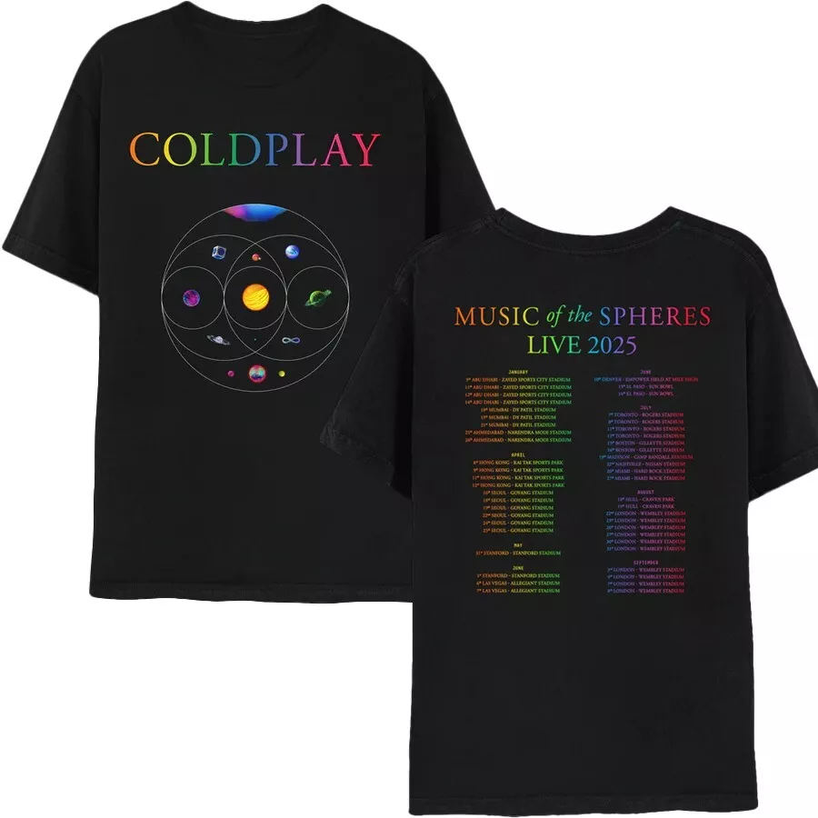Music Of The Spheres World Tour 2025 Shirt Gift