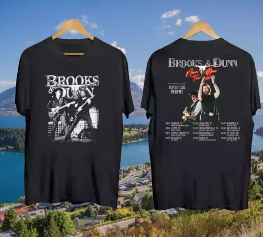 2025 Tour Brooks Dunn And Shirt Neon Moon Gifshirt