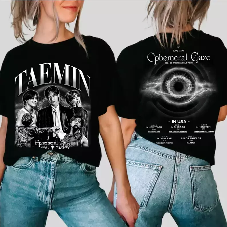 Taemin Ephemeral Gaze Tour 2025 Shirt, Taemin Eternal Album Shirt, Taemin Fan