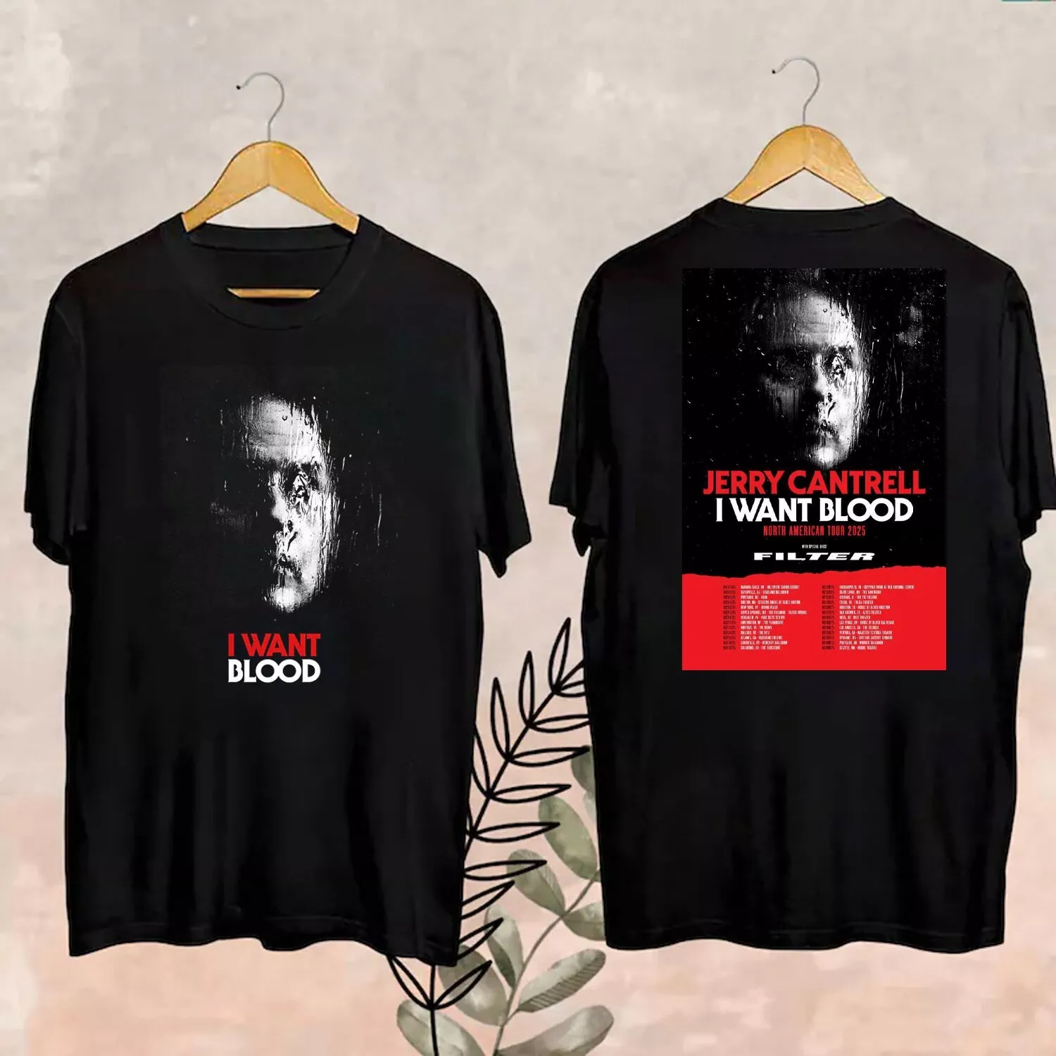 Jerry Cantrell I Want Blood North American Tour 2025 Shirt