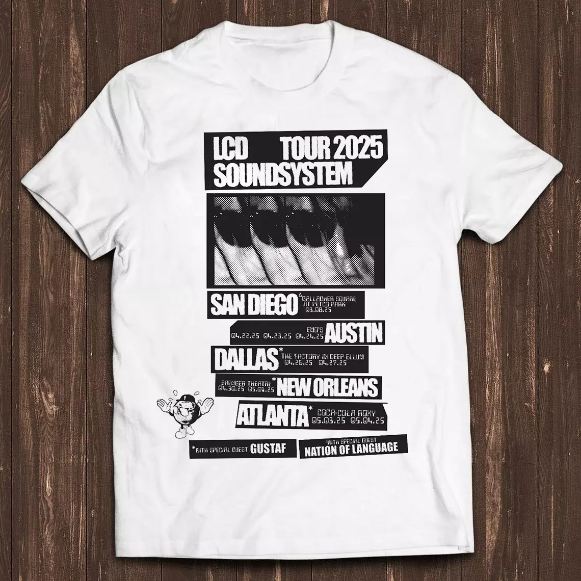Lcd Soundsystem Band Tour 2025 Shirt Et1160