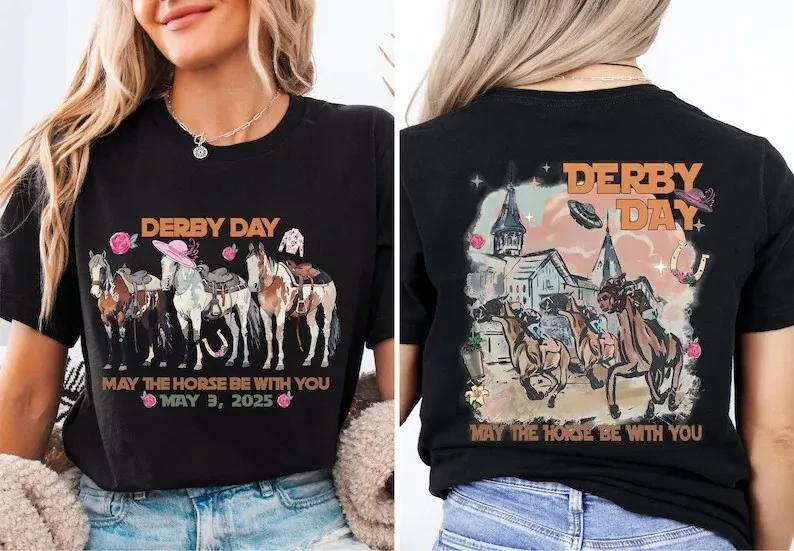 May The Horse Be With You Shirt, Horse Racing Tee May 3 2025 Derby Day Shirt,