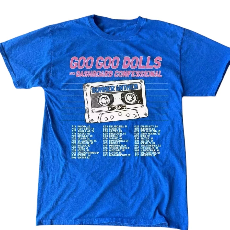 Goo Goo Dolls Summer Tour 2025 Shirt